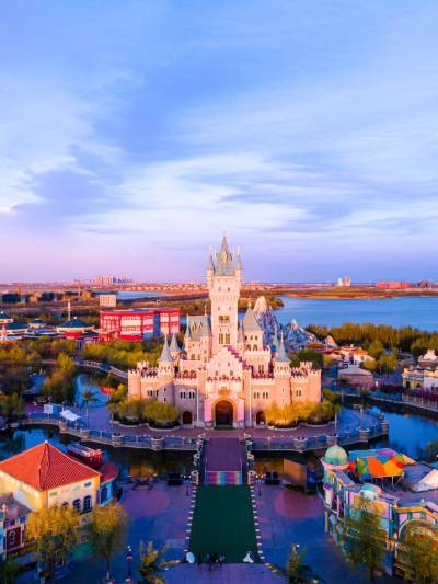 A scenic view of tianjin_happy_valley