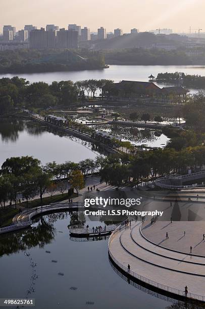 A scenic view of tianjin_water_park