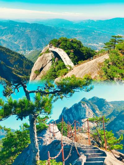 A scenic view of tiantangzhai