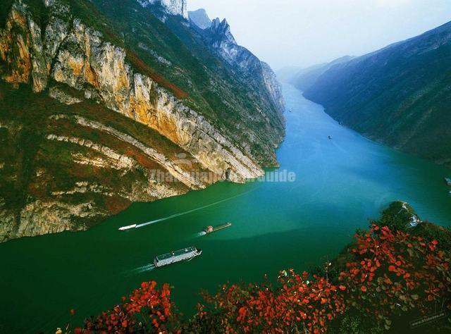 A scenic view of tianzhu three gorges