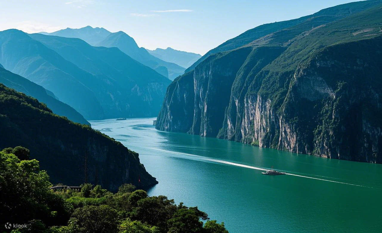 A scenic view of tianzhu three gorges