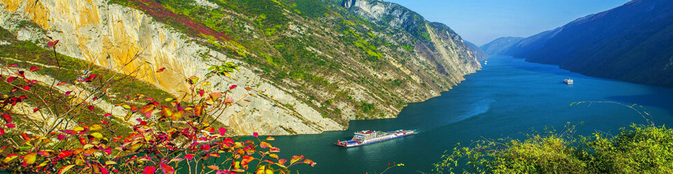 A scenic view of tianzhu three gorges