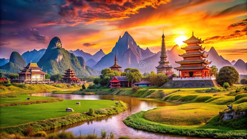 A scenic view of tisheng_village