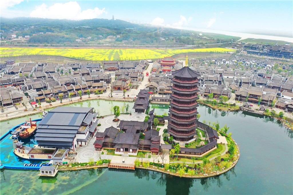 A scenic view of Tongguan Kiln Site