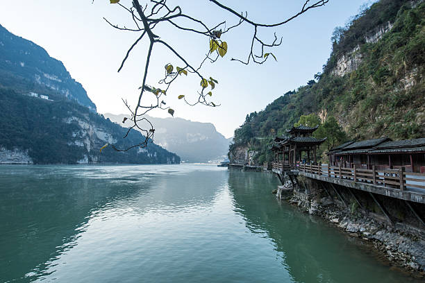 A scenic view of tongjiyan dam