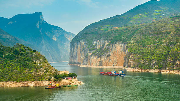 A scenic view of tongjiyan dam