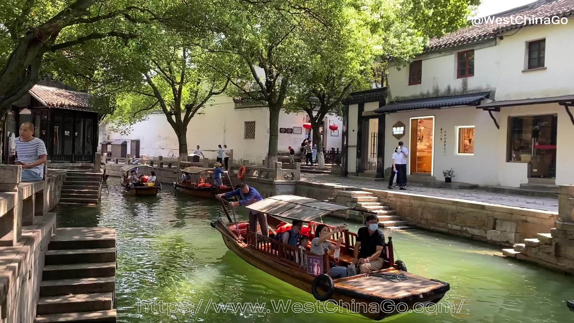 A scenic view of tongli ancient town