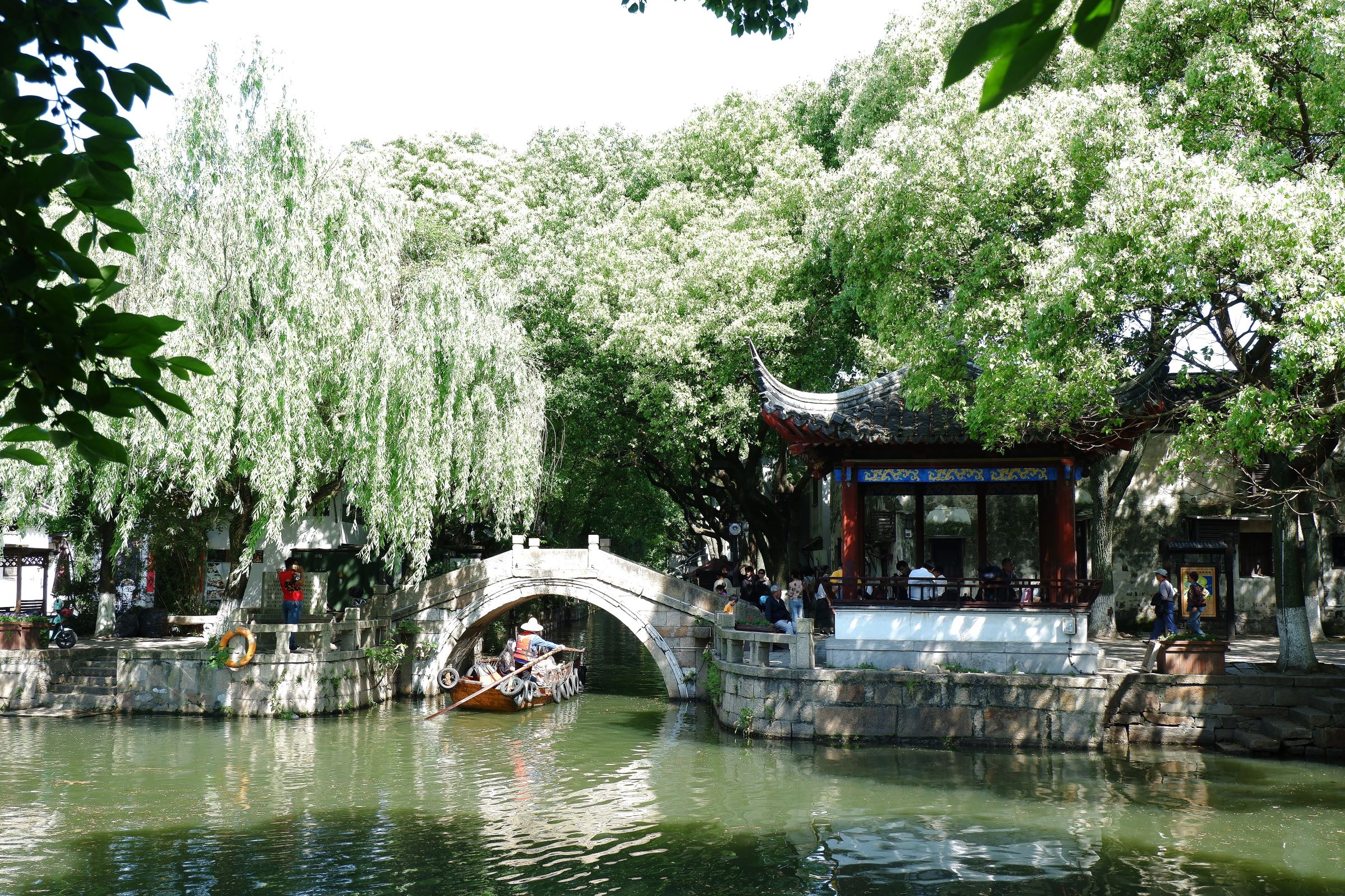 A scenic view of tongli ancient town