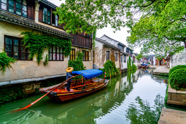 A scenic view of tongli ancient town