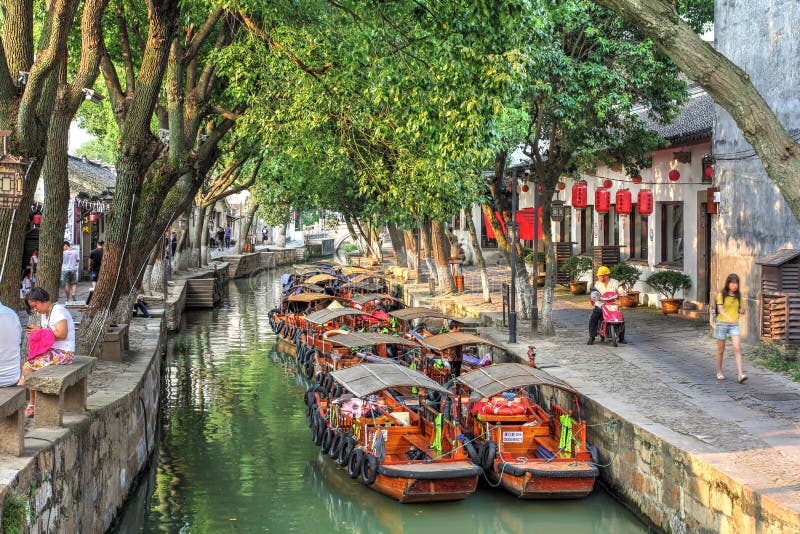 A scenic view of tongli ancient town
