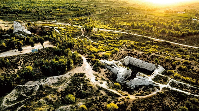 A scenic view of tongwan_city_national_archaeological_park