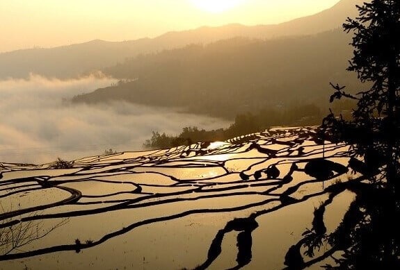 A scenic view of tuanshan village