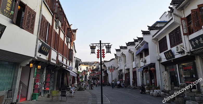 A scenic view of tunxi old street
