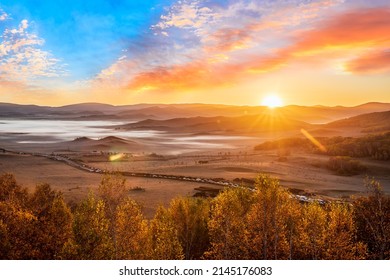 A scenic view of ulan_butong_grassland