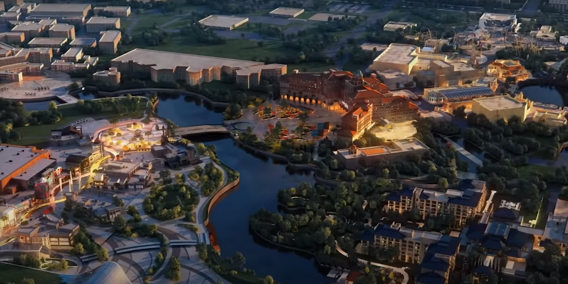 A scenic view of universal_beijing_resort
