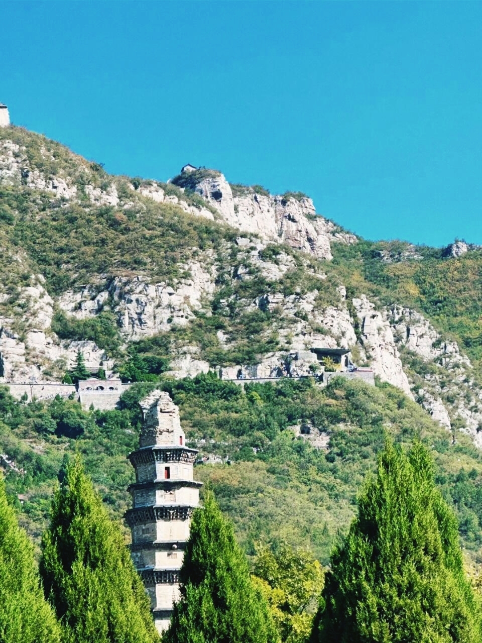 A scenic view of Wahuang Palace