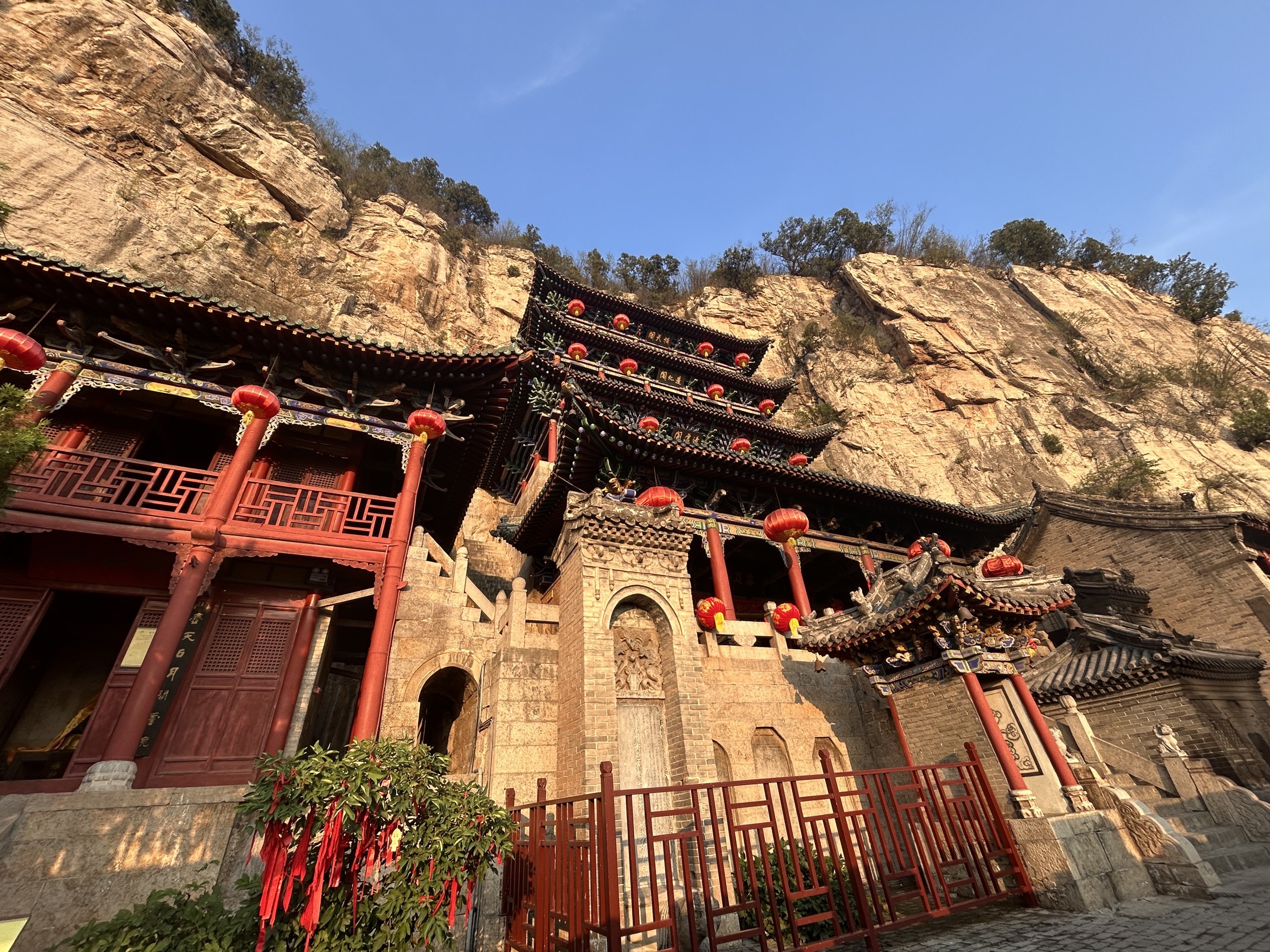 A scenic view of Wahuang Palace