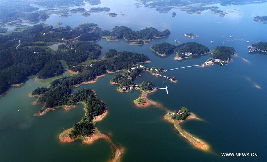 A scenic view of wanfo lake