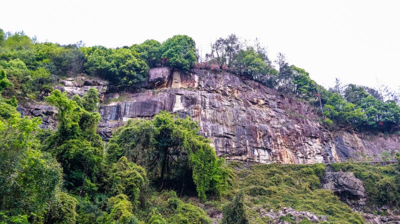 A scenic view of Wang Cheng Gang Ruins At Dengfeng