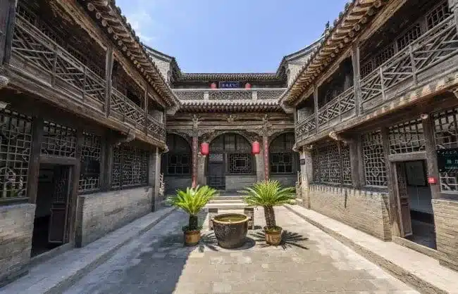 A scenic view of Wang Family Courtyard