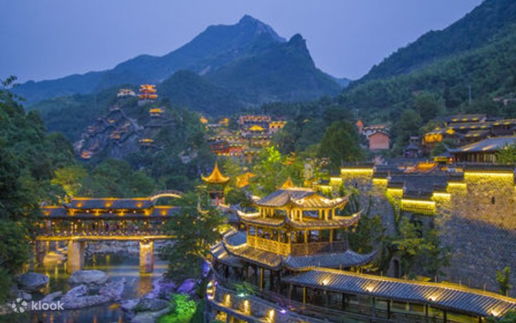 A scenic view of Wangxian Valley