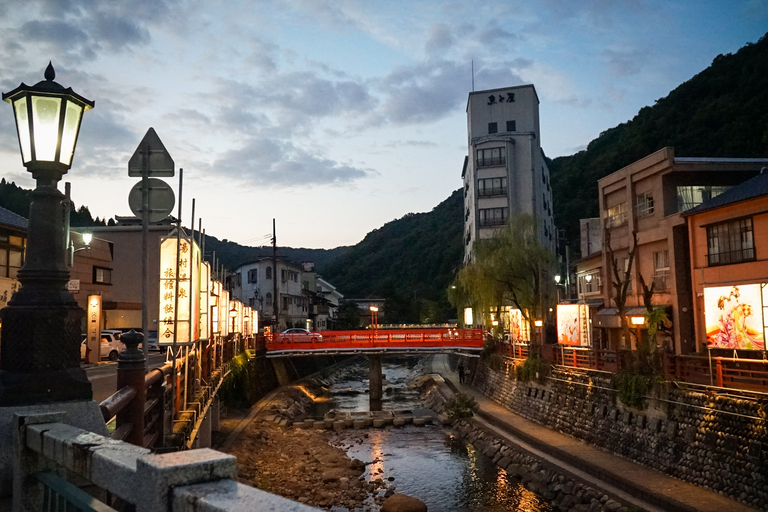 A scenic view of Warm Spring Town