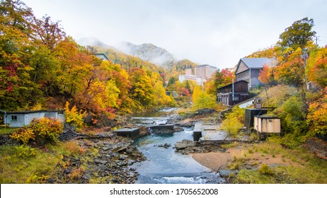 A scenic view of Warm Spring Town
