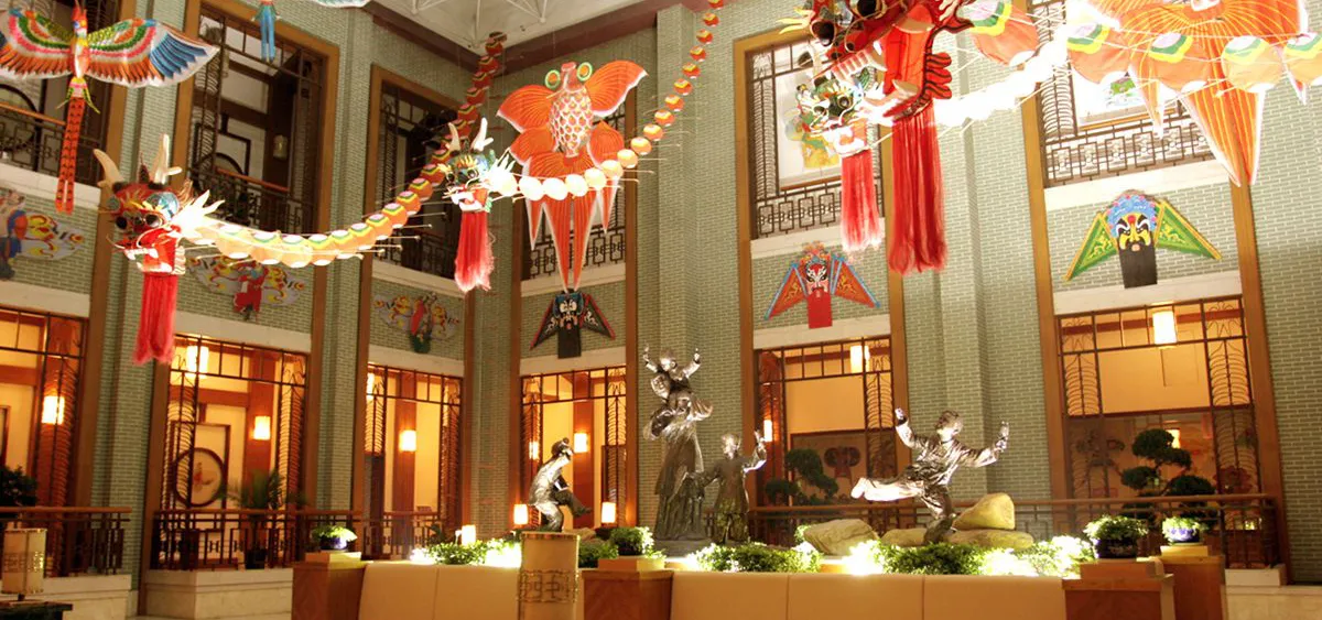 A scenic view of Weifang World Kite Museum