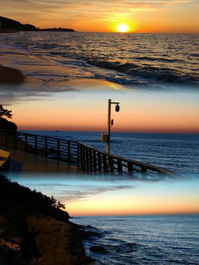 A scenic view of Weihai International Bathing Beach