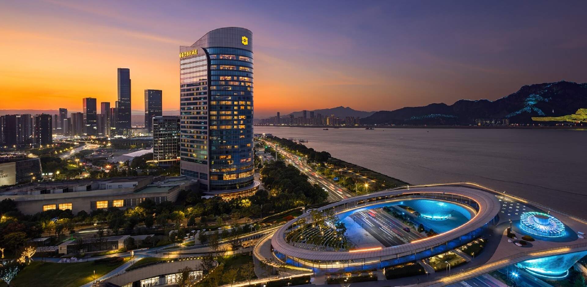 A scenic view of wenzhou city site