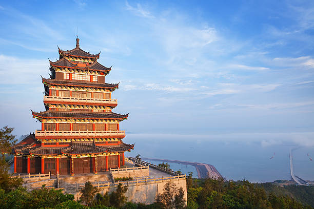 A scenic view of wenzhou city site
