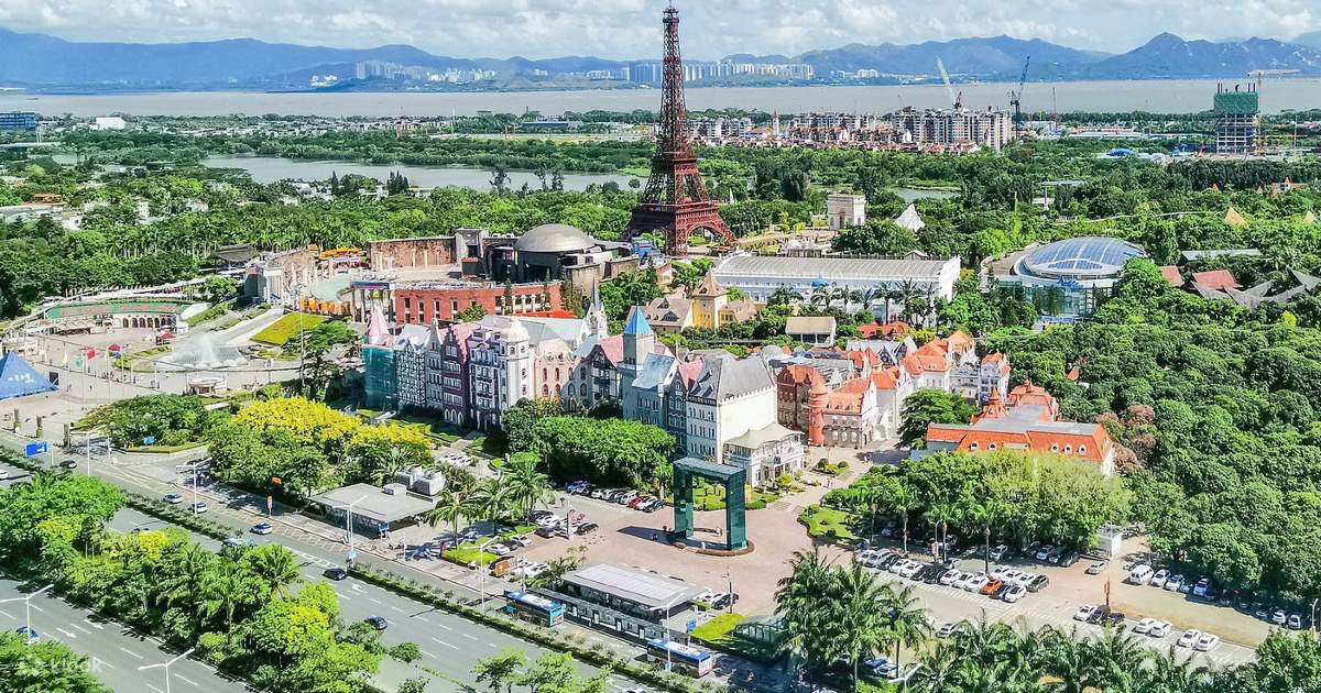 A scenic view of window of the world shenzhen