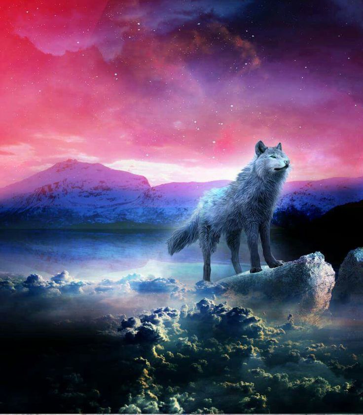 A scenic view of wolf mountain