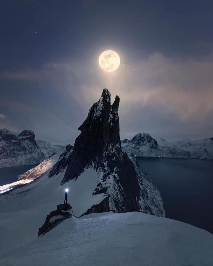 A scenic view of wolf mountain