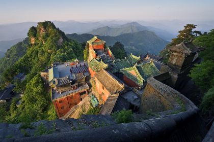 A scenic view of Wudang Mountains
