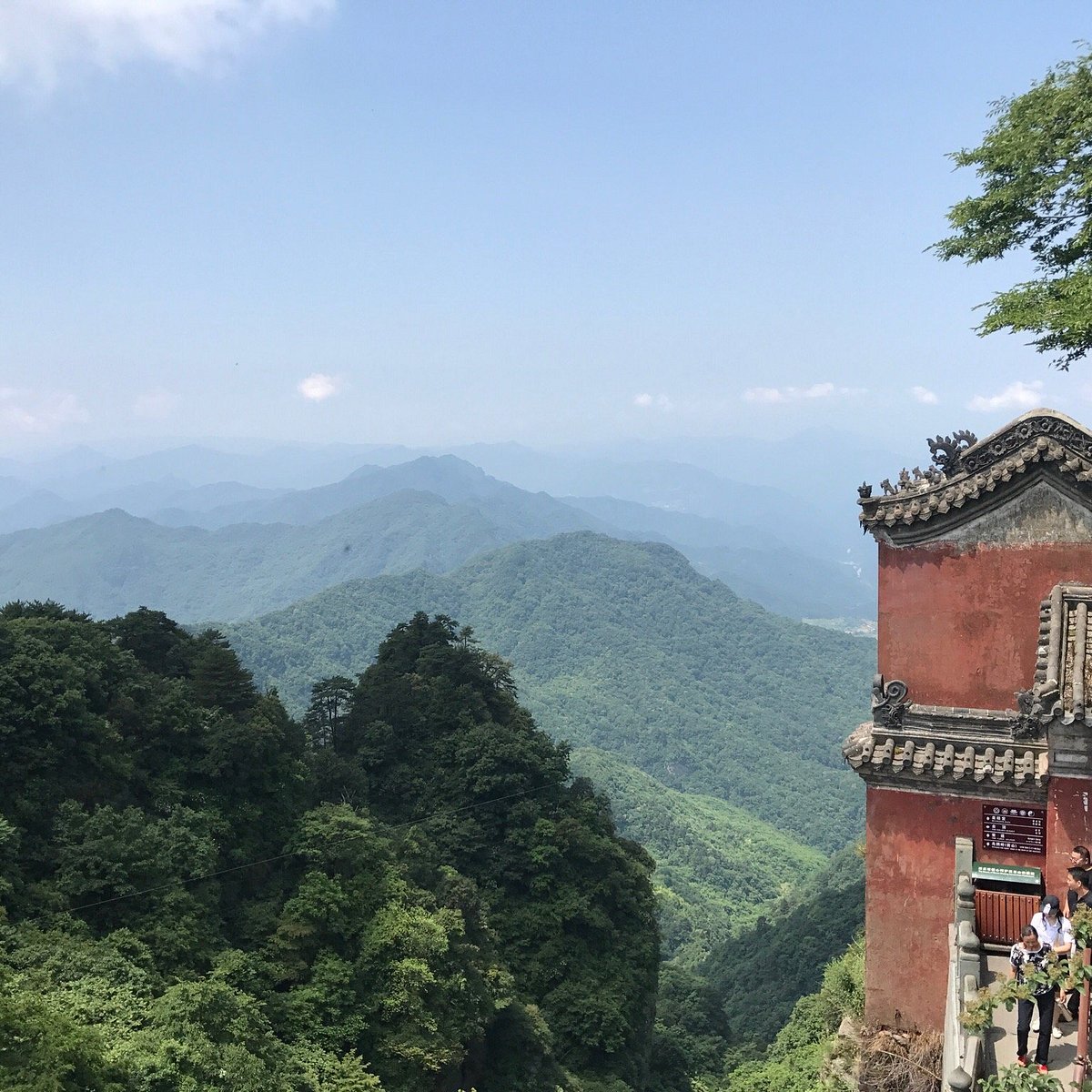 A scenic view of Wudang Mountains Ancient Building Complex