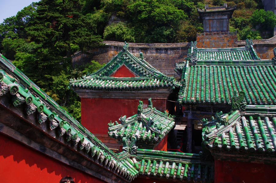 A scenic view of Wudang Mountains Ancient Building Complex