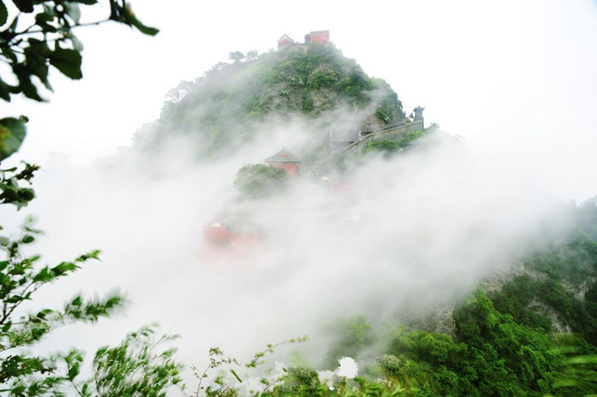 A scenic view of wudangzhao_heritage