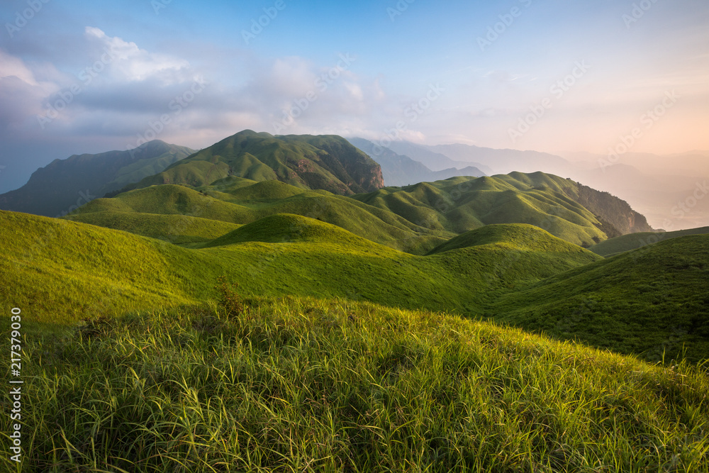 A scenic view of Wugong Mountain