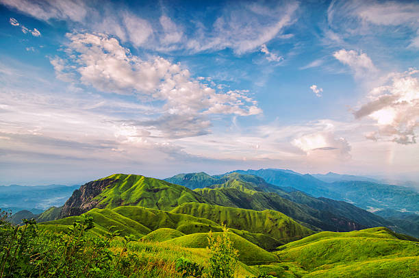 A scenic view of Wugong Mountain