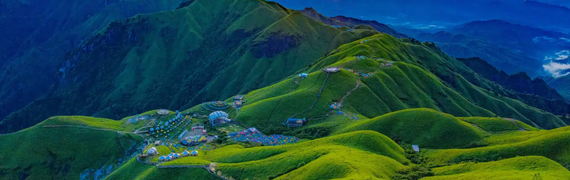 A scenic view of Wugong Mountain