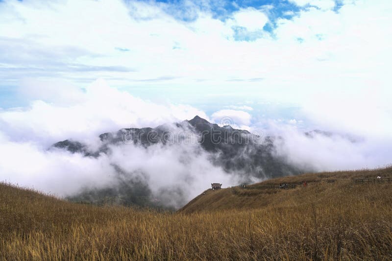 A scenic view of Wugong Mountain