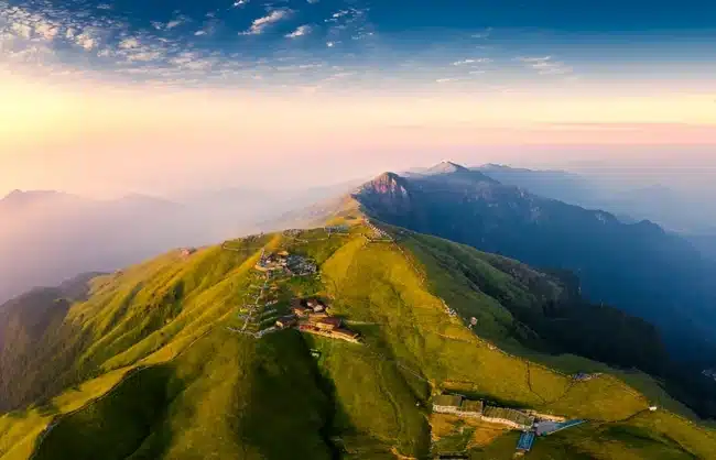 A scenic view of Wugong Mountain