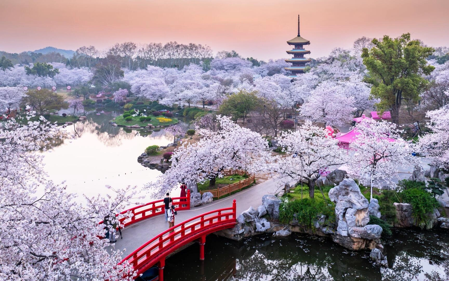 A scenic view of Wuhan National Government Site
