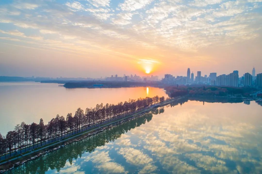 A scenic view of Wuhan National Government Site