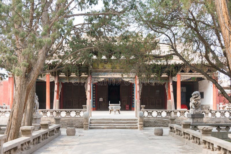 A scenic view of wuwei confucian temple