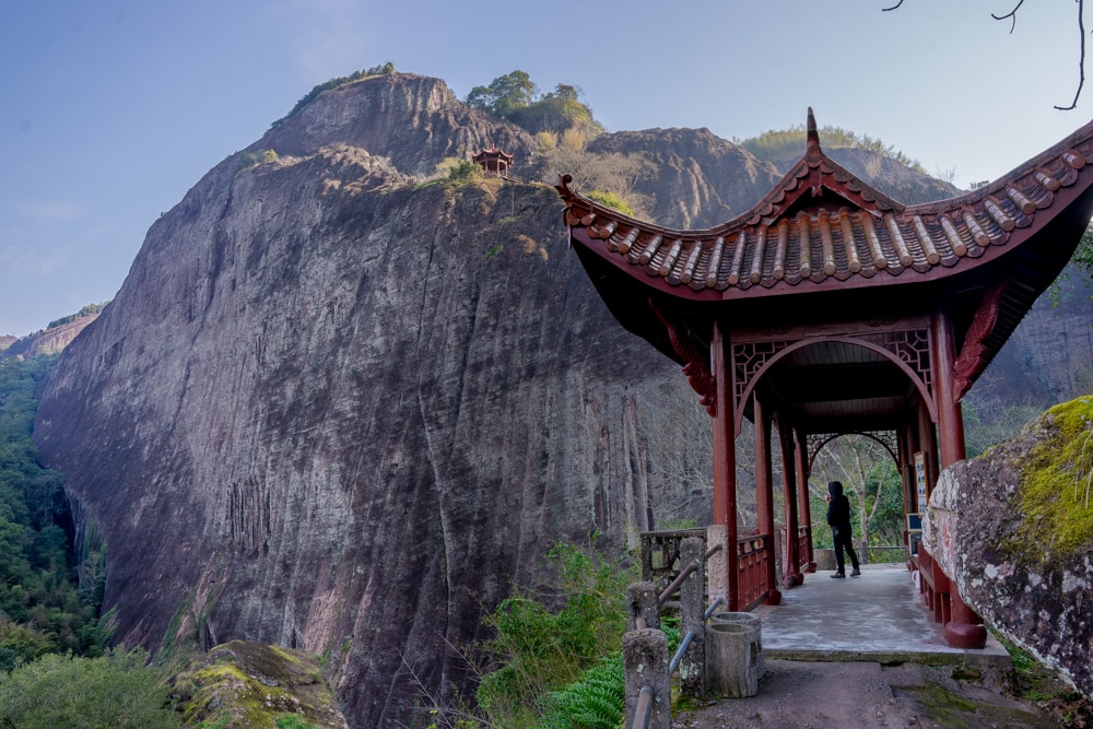 A scenic view of wuyi mountains