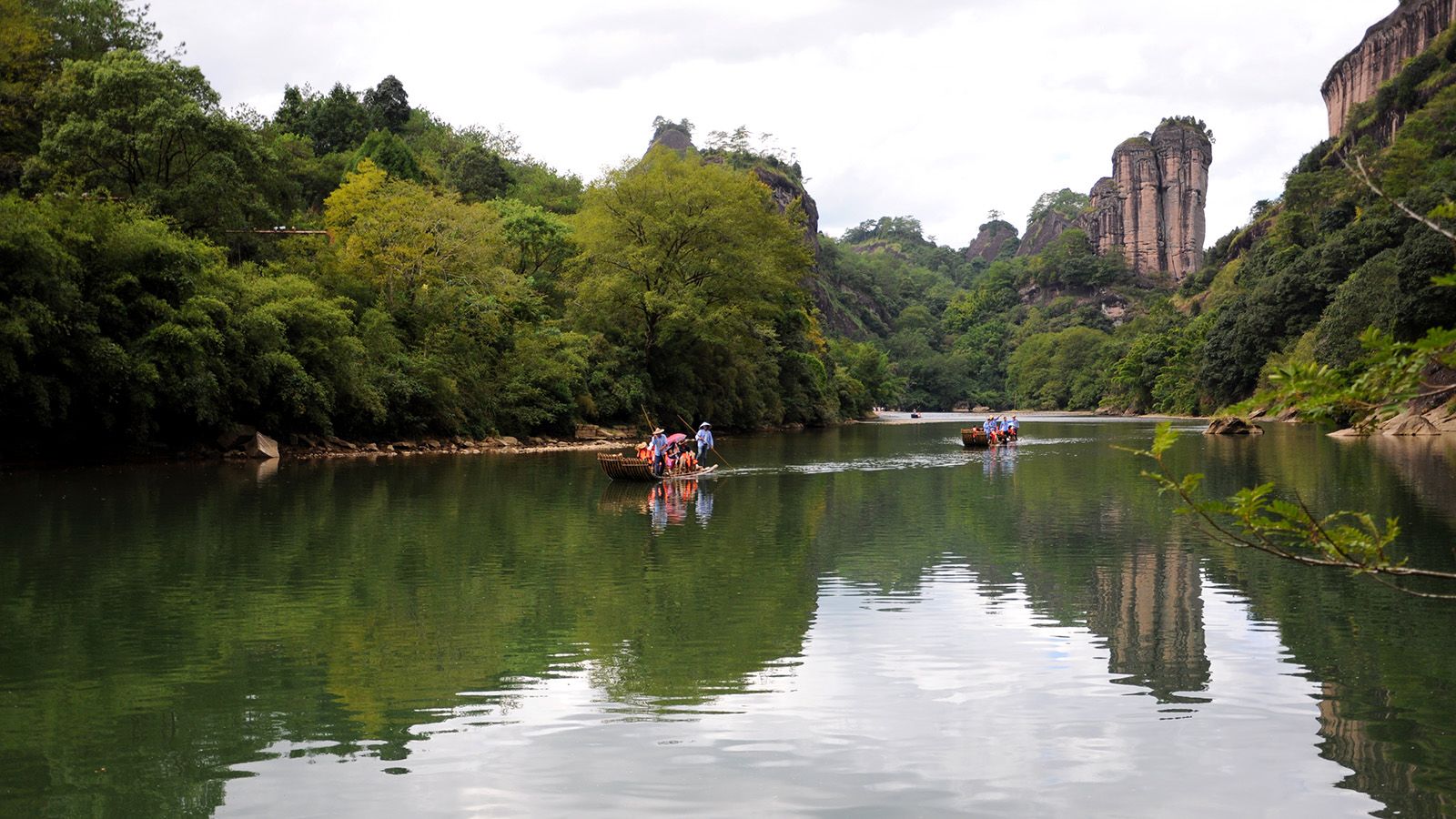 A scenic view of wuyi overseas chinese museum