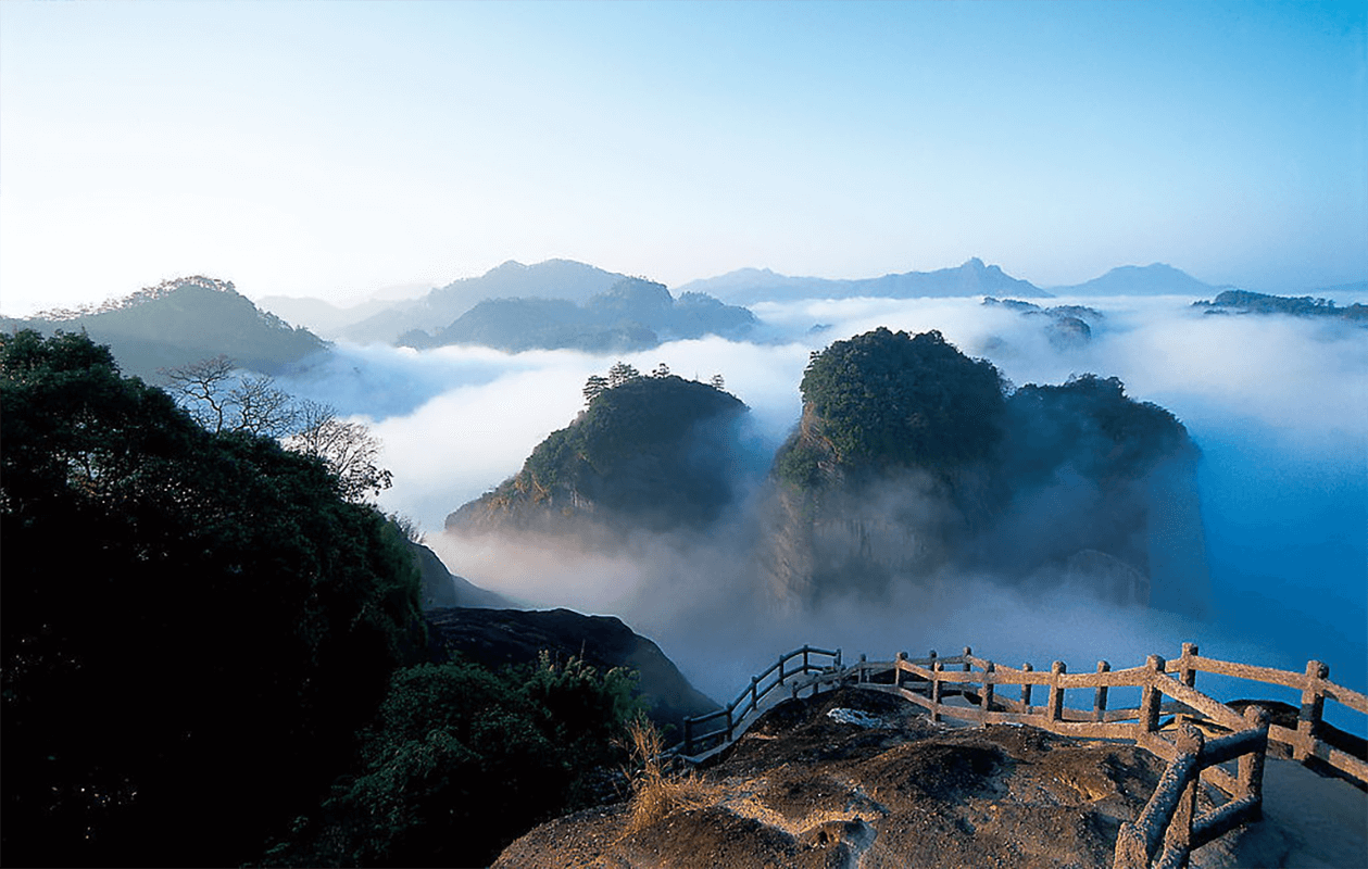 A scenic view of wuyi overseas chinese museum