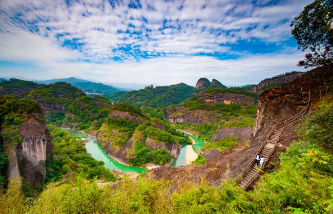A scenic view of wuyi overseas chinese museum